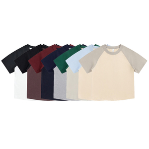 100% coton enfants Sport t-shirt enfants chemises d'été unies vierges chemises décontractées pour garçons à manches courtes - Product Image 5