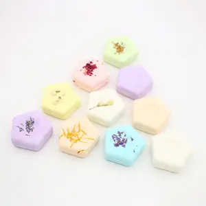 Großhandel natürliche sanfte Blumen SLS Free Shampoo Bar benutzer definierte Private Label Geschenk box für Reisen Jojoa Öl marok kanis ches Öl