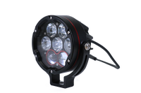 Lumière auxiliaire de moto J7A super lumineuse 210W LED lumière jaune lumière blanche 7 lentilles projecteur étanche haute luminosité