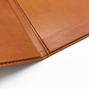 Porte-menu en cuir pour restaurant, fabrication directe d'usine, porte-menu personnalisé, menu double page pour bar, club - Product Image 5