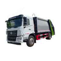 Nouveau camion compacteur de déchets diesel à chargement arrière pour rues urbaines compactes et gestion des déchets, compacteur de déchets diesel 4x2 manuel