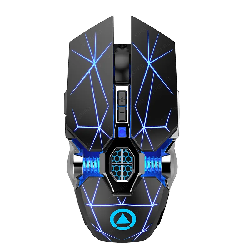 A7 rechargeable 2.4G wireless mouse mute computer USB Gaming 7 colors RGB light Mice for Mac Laptop