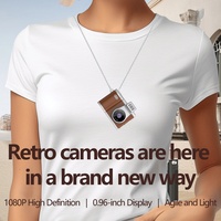 YPORANGEcheng Kamera Mini 1080P HD Sensor CMOS MicroSD ABS Ukuran Kecil 1.0" Layar IPS Sudut Lebar Digital Hadiah OEM/ODM