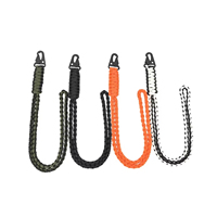 Hot Sale Handmade Woven Fallschirm schnur Telefon Hals riemen Lanyard Geflochtene Werbe seil Zubehör Haken Schlüssel bund ID-Karten riemen
