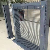Clôture anti-escalade haute sécurité Clearvu de 6 pieds, diamètre du fil de 4 mm, 686 868 358, clôture de prison à vue dégagée pour le marché africain