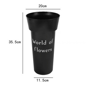 Großer europäischer runder Weck blumen eimer für den Haushalt Kunststoff-Blumentopf zum Anordnen von Blumen - Product Image 5