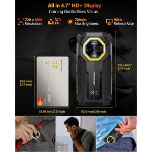 Teléfono Resistente Ulefone Armor Mini 20T Pro 5G de 4.7 Pulgadas, 16GB+256GB, Cámara de Imagen Térmica - Product Image 3