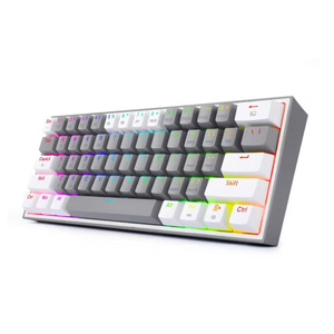 Teclado Mecánico para Juegos con Cable, Interruptores Rojos, RGB <span class=keywords><strong>K617</strong></span> 60%, USB Tipo C, Tecnología China, Interruptores al por Mayor para Teclado - Product Image 2