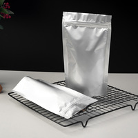 1 Gallon 2 Gallons Sacs D'aspirateur De Papier D'aluminium Thermosoudable Ziplock Fermeture À Glissière Sacs De Stockage De Nourriture de Preuve D'odeur Sac En Papier Argenté