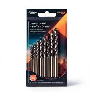 Foret universel en carbure, revêtement Nano TiAlN, forets en carbure 3xD - Product Image 2