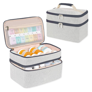 Bolsa de Lona Portátil para Ambulancia, Organizador de Kit de Primeros Auxilios de Emergencia, Ligera, Impermeable, de Poliéster, para Medicamentos de Viaje - Product Image 1
