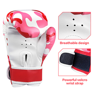Gants de boxe professionnel, ensemble en cuir, 4 pièces, nouveau