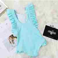 Maillot de bain une pièce pour bébé fille de 1 à 3 ans, motif 'Forever Dress', adorable, pour l'été et la mer, avec bonnet de bain