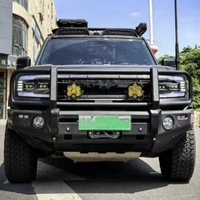 Nouveau pare-chocs avant en alliage d'aluminium 4x4 tout-terrain, barre de protection, revêtement noir apprêté, installation par boulons pour BYD Leopard 5/Denza B5