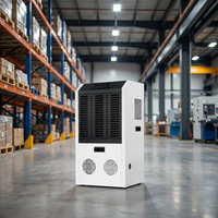 Déshumidificateur Commercial Intelligent Numérique 138L/jour, Sécheur d'Air Grande Capacité pour Atelier, Laboratoire, Sous-sol