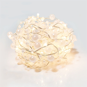 3AA pin hoạt động dẫn Dây đồng dẫn Chuỗi Cổ Tích đèn ổn định dẫn dây đồng chi nhánh chuỗi đèn - Product Image 5