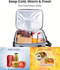 2024 <b>Custom</b> Logo 30 Litre Cool Bag Lunch Bag <b>Box</b> Keep Warm and Cold, Leak-Proof, With Carriying Straps, Multiple Pockets - Product Image 2