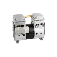 Chine Pompe à vide à piston silencieuse sans huile 4.1m ³/h 68L/min Aspirateur compact à faible bruit pour l'échantillonnage dentaire de laboratoire Fabricants