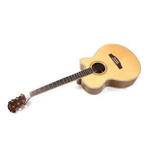 High-End-Premium-Gitarren aus China Guangzhou Gilde 40 Zoll Fichte Top Walnuss zurück Akustik gitarre