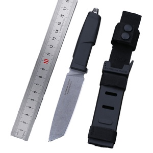 มีดมัมบาไจแอนท์สแตนเลสสตีลสำหรับเอาตัวรอดกลางแจ้ง คุณภาพสูง มีดตรง ด้ามจับยาง ปรับแต่งได้ ใช้สำหรับตั้งแคมป์ พกพา EDC OEM - Product Image 1