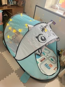 LOOK Pop Up Lovely Unicorn Large Princess Casle with Light Indoor Outdoor Kids Playhouse <span class=keywords><strong>Tente</strong></span> <span class=keywords><strong>tipi</strong></span> pliable - Product Image 6