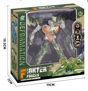 Robot de Combat en plastique Transformation Jouet DIY Assemblage Transformer Robot Déformation Jouet Transformer Robot Dinosaure Jouets - Product Image 4