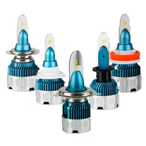 Mini MI2 LED ánh sáng xe máy Bóng đèn LED tự động đèn pha Kit H1 H3 H7 H11 9005 9006 H4 H13 Led Đèn Pha
