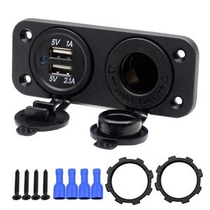 <span class=keywords><strong>Adattatore</strong></span> di Alimentazione Auto con Doppia Porta <span class=keywords><strong>USB</strong></span> 2.1A/1A 12V, Caricatore con Supporto per Telefono e Presa <span class=keywords><strong>Accendisigari</strong></span> per Auto e Imbarcazioni - Product Image 2