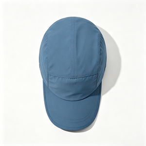 Gorra de 5 Paneles Unisex de Secado Rápido, Ligera, de Lona, con Estampado por Sublimación, Visera Plana, para Correr, UPF50+, para Viajes, Senderismo y Actividades al Aire Libre - Product Image 2