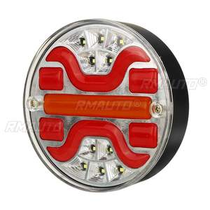 Luz Trasera LED Redonda de 5 Pulgadas para Camión, 4 en 1, Dinámica, con Señal de Giro, Reversa, Freno y Parada, para Auto, Remolque, Camión, RV, Autobús - Product Image 4