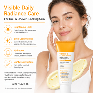 <span class=keywords><strong>Crema</strong></span> Facial Aclarante con Glutatión, Ácido Ferúlico, Péptidos, Niacinamida y Vitamina C para un Tono de Piel Uniforme y el Cuidado de las Manchas Oscuras - Product Image 4