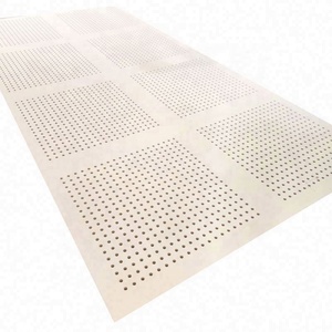 Placa de gesso acústica acústica Ceiling Painel Gesso cartonado 1200x2400mm Grande-tamanho perfurado - Product Image 1
