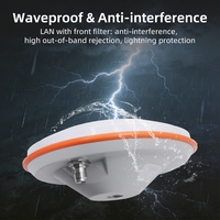 Antenne GNSS professionnelle pour levés topographiques, haute précision, multibandes, IP67, connectivité TNC, RHCP, verticale, personnalisable pour la cartographie SIG