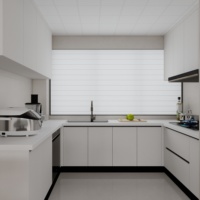 Meubles de cuisine modulaires en bois MDF de conception moderne, prêts à assembler, personnalisables, fabriqués en Chine, par Aige