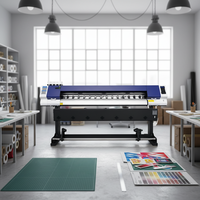 Imprimante jet d'encre éco-solvant XP600/I3200 1,8 m pour bannières en vinyle, traceur économique et automatique