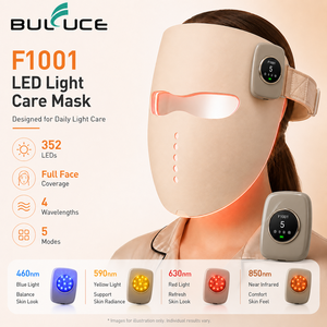 <span class=keywords><strong>Masque</strong></span> facial <span class=keywords><strong>LED</strong></span> BULUCE F1001 OEM, logo personnalisé, appareil de beauté facial en silicone, marque privée, équipement de soin du <span class=keywords><strong>visage</strong></span> rechargeable - Product Image 4