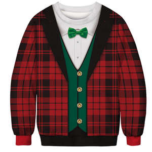 Vente en gros sur mesure <span class=keywords><strong>Pull</strong></span> <span class=keywords><strong>de</strong></span> Noël pour hommes en tricot Motif familial <span class=keywords><strong>Pull</strong></span> Jacquard du Nouvel An <span class=keywords><strong>Pull</strong></span> Grinchs <span class=keywords><strong>de</strong></span> Noël moche - Product Image 5