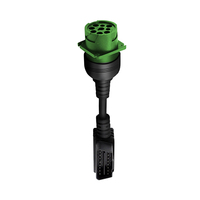 Durabilidad verde personalizada J 1939 Cables OBD OBD2 J1962 Adaptador de conector Lector de código Eld Arnés de cables