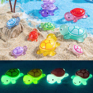 装飾のための新しいカラフルな発光かわいいカメミニ樹脂フィギュア工芸品 - Product Image 5