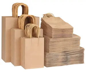 도매 저렴한 가격 사용자 정의 개인 sac en papier bolsa papel 의류 의류 갈색 크래프트 종이 쇼핑 가방 의류