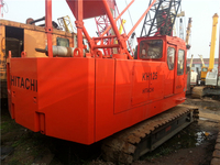 Grue sur chenilles Hitachi Kh125 d'origine japon, grue sur chenilles Hitachi 35 tonnes
