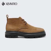 Chaussures de ville en daim de marque célèbre pour hommes