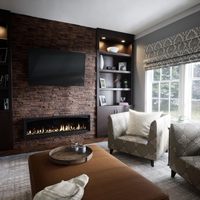NEU CRAFT Panneau de revêtement mural 3D de luxe en PU, texture alpine profonde, imitation pierre pour l'hôtellerie