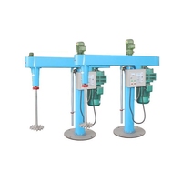 Mélangeur de ciment à grande vitesse de mélangeur de peinture avec le mélangeur industriel de peinture de machine d'émulsion de tambour en plastique