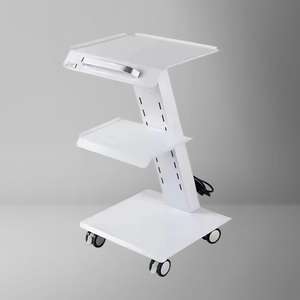 Tre strati <span class=keywords><strong>Scanner</strong></span> orale ospedale espositore alimentazione elettrica in acciaio inox clinica Mobile carrello dentale - Product Image 3