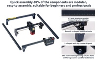 Machine de gravure sur métal SCULPFUN S9 90W pour plastique et acrylique, gravure laser 3D