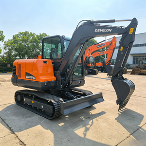 Vente flash : Mini-excavatrice DX60D 6 tonnes, haute performance, compacte, hydraulique, pour la construction, fournie directement par l'usine. - Product Image 3