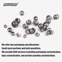 ROVORO Tackle Plombs ronds fendus 0,25g-8g pour montage de ligne, pêche en eau salée et douce, pêche au leurre, pêche au black-bass, pêche à la mouche