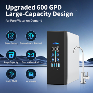 ระบบ<span class=keywords><strong>กรอง</strong></span><span class=keywords><strong>น้ำ</strong></span>อัลคาไลน์แบบออสโมซิสย้อนกลับ 7 ขั้นตอน Purey 600 GPD สำหรับติดตั้งใต้ซิงค์ในบ้าน - Product Image 4