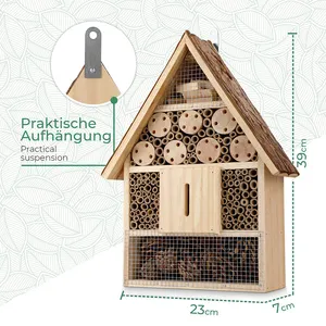 Garden Decoration Insect Box Mason Bee Bee Hive House Bug Butterfly House Ladybird Hotel Wooden Bee House